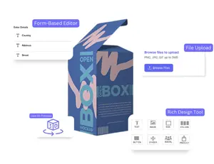 multiple customization options for box printing